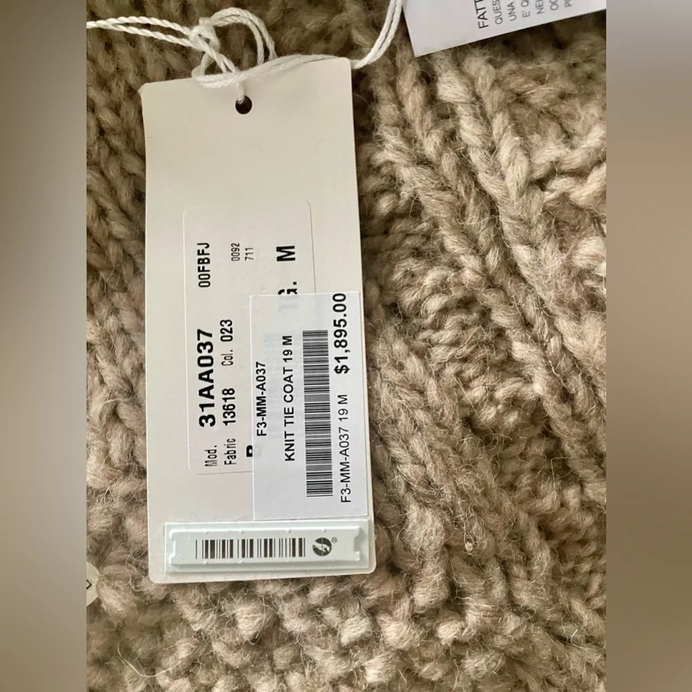 Maison Martin Margiela Replica long alpaca knit cardigan NWT - Picture 9 of 13